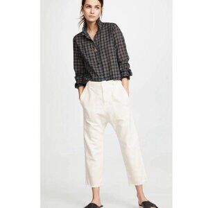 Nili Lotan Luna Pants in Eggshell Size 2